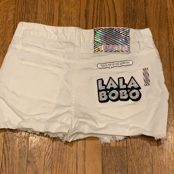 Denim shorts Lalabobo k-pop shorts White size 24 - Picture 6 of 6